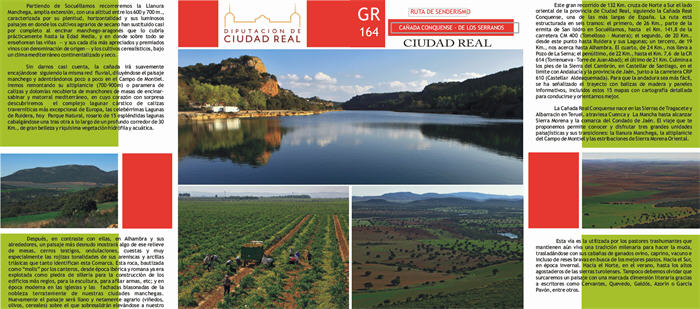 folleto de la Ruta de Senderismo GR164