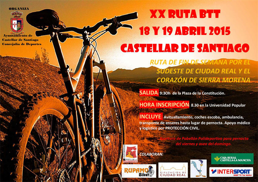 Acceso XX Ruta nacional BTT